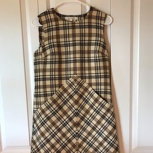 Vintage Marc Jacobs worsted wool plaid dress. Sz 4
